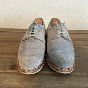 Grey suede Oliver Sweeney Goodyear welted shoes - size US 8 (UK 7)